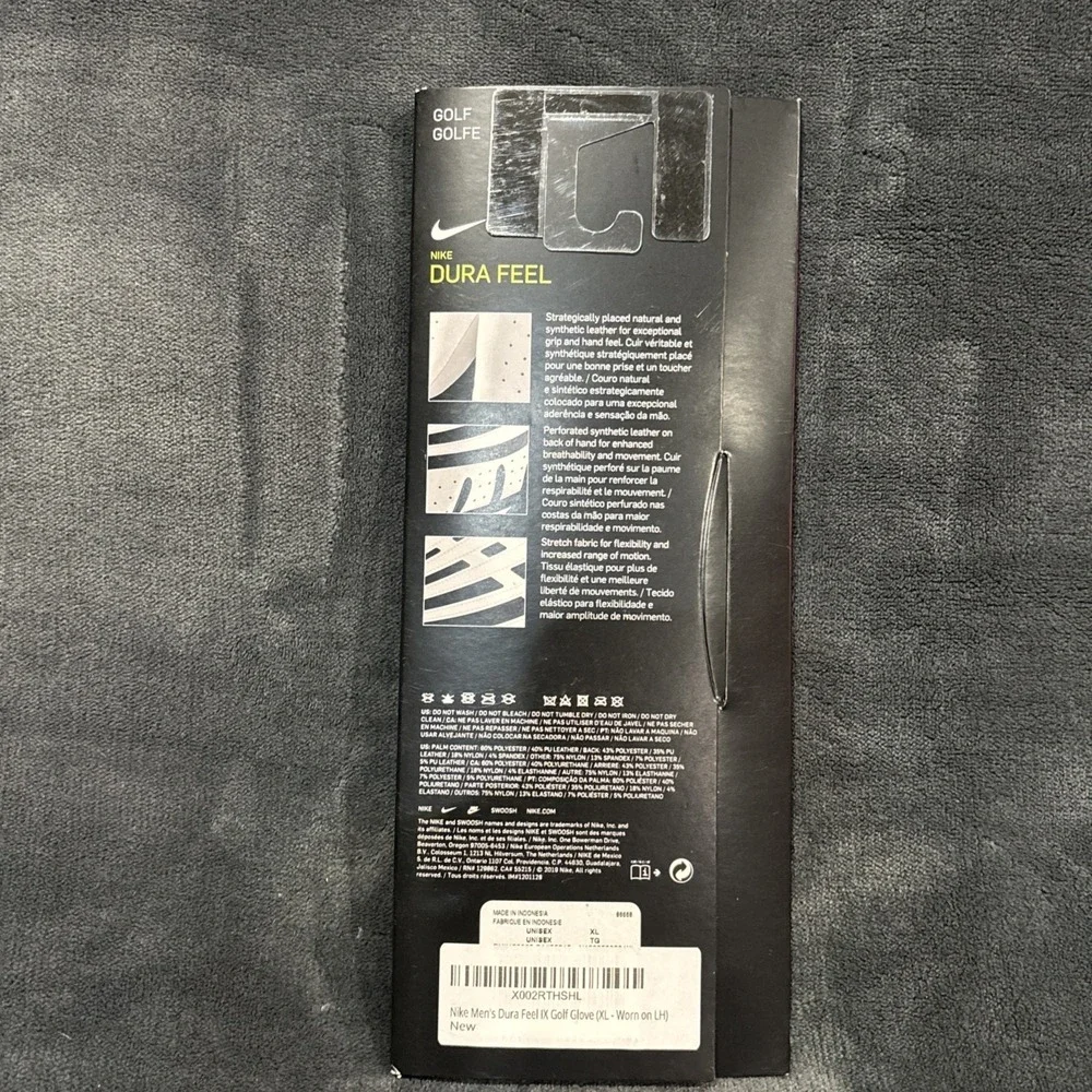 NIKE Golf Dura Feel Glove- Left.  XL